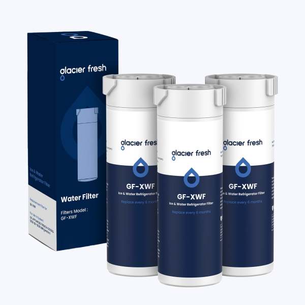 3-Pack Glacier Fresh GF-XWF Replacement GE XWF Refrigerator Water Filter