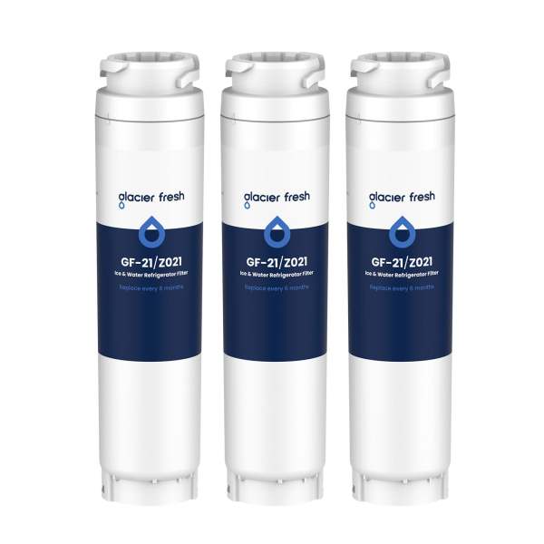 Glacier Fresh Replacement for Bosch 644845, 9000077104, Ultra Clarity REPLFLTR10 Refrigerator Water Filter, 3-Pack