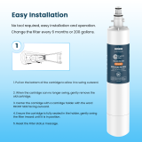Crystala Filters Replacement for GE® RPWFE, RPWF (with CHIP) Refrigerator Water Filter