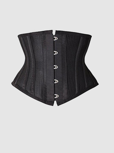 Burvogue Women Breathable Mesh Waist Trainer Corsets Underbust Corsets and Bustiers Waist Cincher Corset Slimming Corsets Shaper