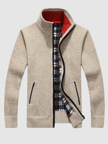 Men's Sweaters Slim Knitted Cardigan