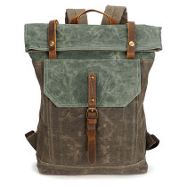 OneBling Retro Business Backpack Waterproof Anti-theft Laptop Bag Men Canvas Bag