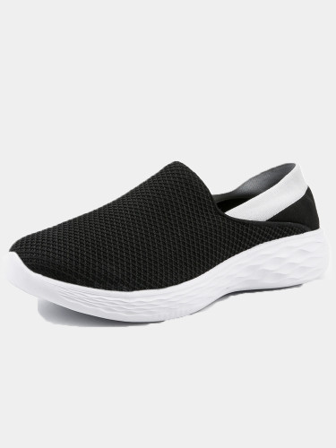 OneBling Patchwork Slip On Lightweight Breathable Men Women Trainers 2019 Casual Flat Sneakers Soft Sock Shoes