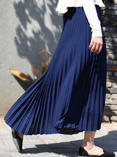 OneBling 80cm / 90cm Solid Pleated Skirt