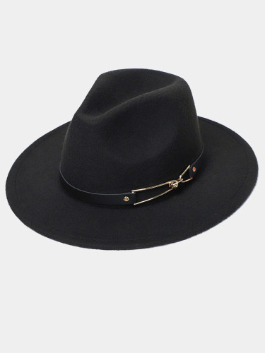 Men / Women Felt Fedora Hat with Remove Band