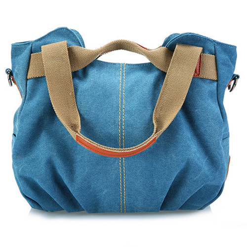 OneBling 2 Sizes Wear-Resistant Canvas Women Shoulder Bags