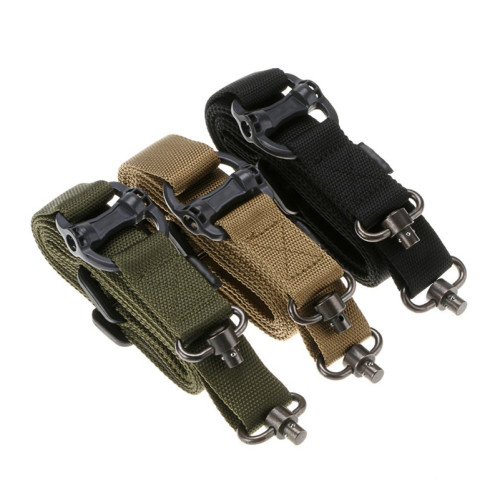 OneBling Tactical Sling Quick Adjustable Buckle Strap Safety Two Points Outdoor Belt QD Series