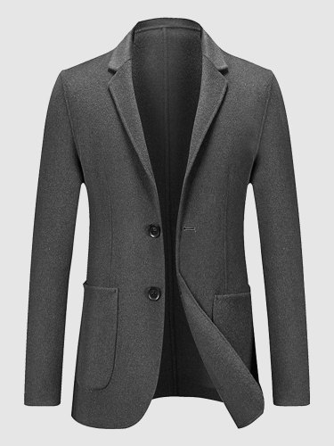 Double-sided Wool Blazer Men's Suit Jacket
