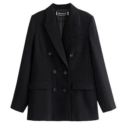 Office Lady Suit Blazer Solid Color