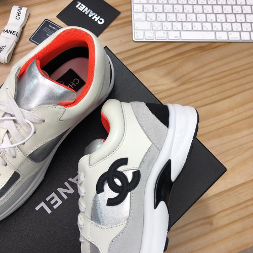 Chanel Women Shoes Sneakers Lace-Up Design Luxury Brand Sports Shoes with Original Box