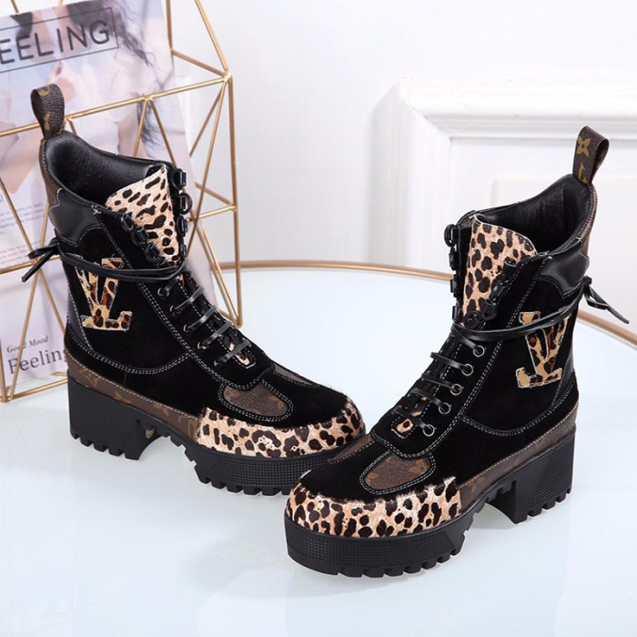 Louis Vuitton Women Shoes Boots LAUREATE PLATFORM DESERT BOOT Luxury Brand 1A5NNX