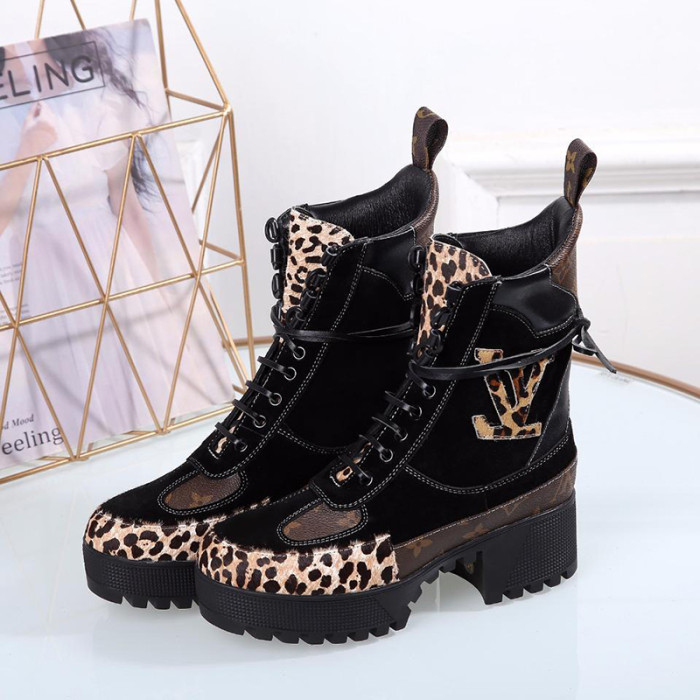 Louis Vuitton Women Shoes Boots LAUREATE PLATFORM DESERT BOOT Luxury Brand 1A5NNX