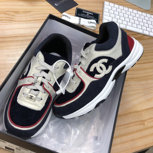 Chanel Women Shoes Sneakers Luxury Brand Sports Shoes Breathable Design with Original Box
