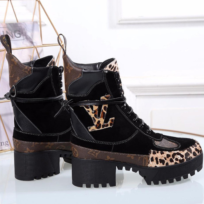 Louis Vuitton Women Shoes Boots LAUREATE PLATFORM DESERT BOOT Luxury Brand 1A5NNX