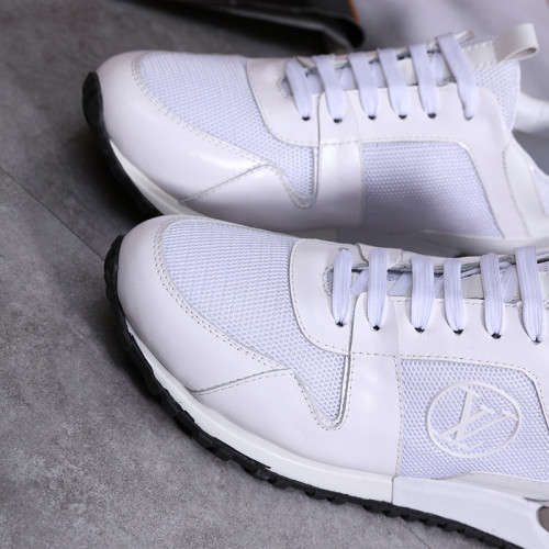 Louis Vuitton Women Shoes Sneakers Luxury Brand Lace-Up Run Away Sneaker with Original Box