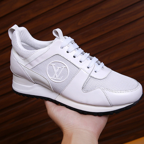 Louis Vuitton Women Shoes Sneakers Luxury Brand Lace-Up Run Away Sneaker with Original Box