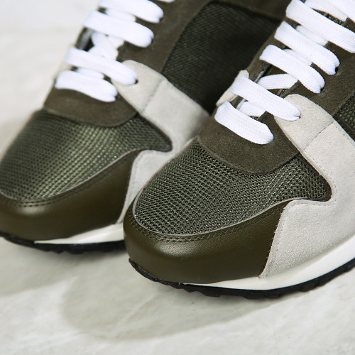 Louis Vuitton Women Shoes Sneakers Luxury Brand Lace-Up Run Away Sneaker with Original Box