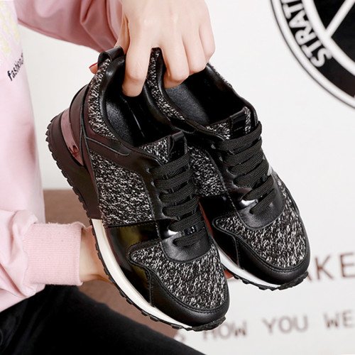 Louis Vuitton Women Shoes Sneakers Luxury Brand Lace-Up Run Away Sneaker with Original Box