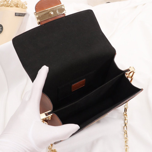 Louis Vuitton Womens BagLouis Vuitton Womens Bags Handbags Luxury Brand MINI DAUPHINE Monogram Messenger Shoulder Bags with Original Box