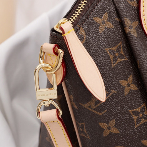 Louis Vuitton Womens Bags Handbags Luxury Brand Beige Monogram RIVOLI MM Shoulder Bags M44546