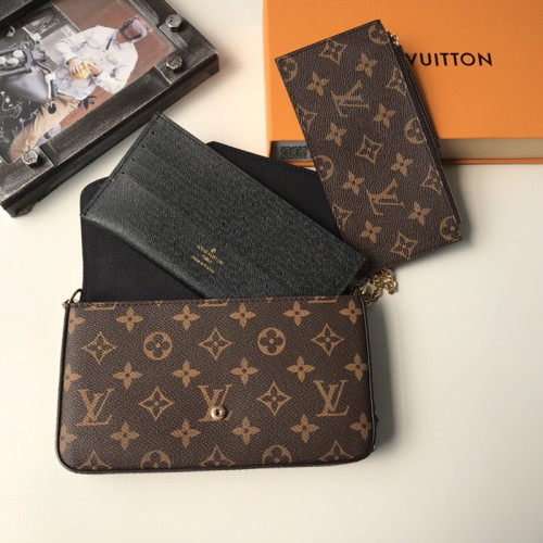 Louis Vuitton Womens Bags Messenger Crossbody Design Clutch Wallets Luxury Brand with Original Box