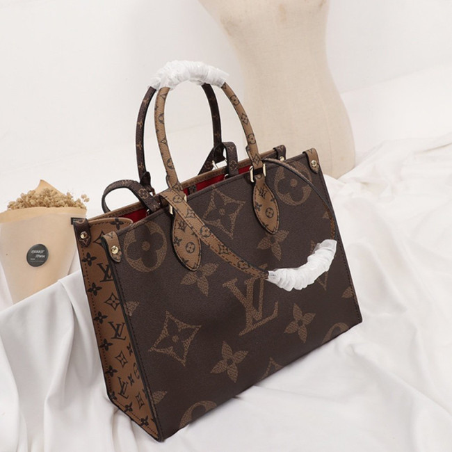 Louis Vuitton Womens Bags Handbags ONTHEGO MM Monogram Luxury Brand Design Lady Bags M45321