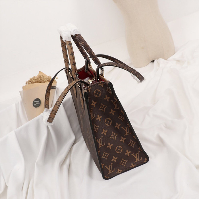 Louis Vuitton Womens Bags Handbags ONTHEGO MM Monogram Luxury Brand Design Lady Bags M45321
