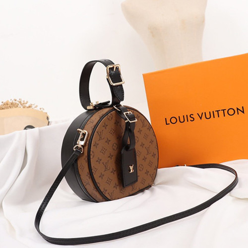 Louis Vuitton Womens BagLouis Vuitton Womens Bags Shoulder Bag Luxury Brand PETITE BOITE CHAPEAU Monogram Messenger Bags for Women
