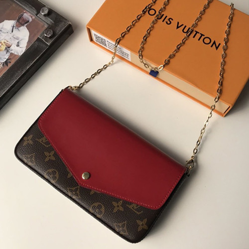 Louis Vuitton Womens Bags Messenger Crossbody Design Clutch Wallets Luxury Brand with Original Box