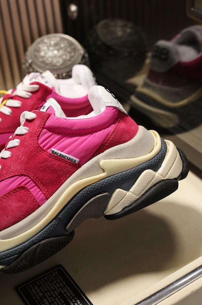 Balenciaga Mens Shoes Breathable Design Sneakers Luxury Brand Triple S Sneaker