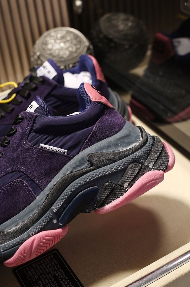 Balenciaga Mens Shoes Breathable Design Sneakers Luxury Brand Triple S Sneaker