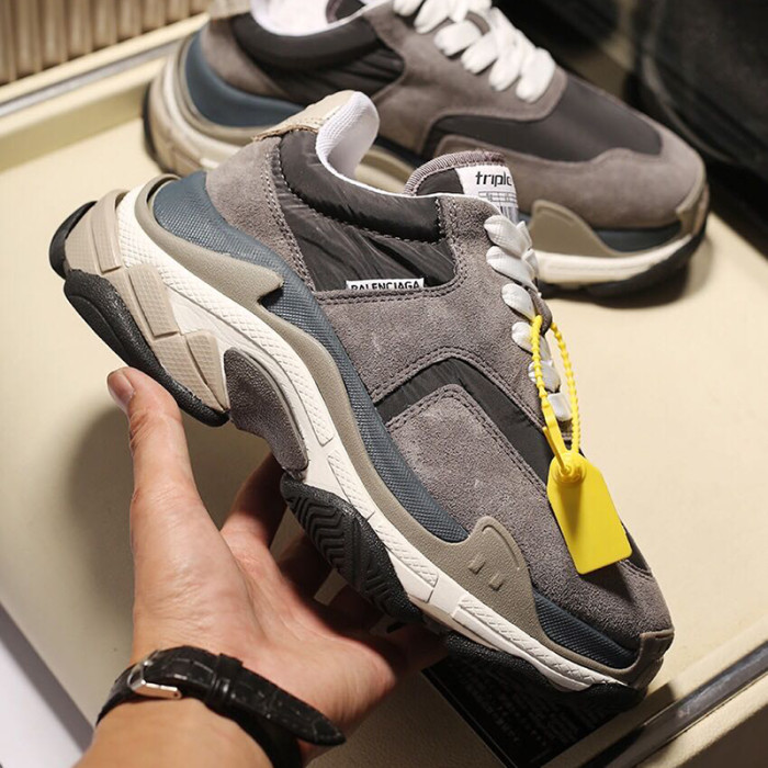 Balenciaga Mens Shoes Breathable Design Sneakers Luxury Brand Triple S Sneaker