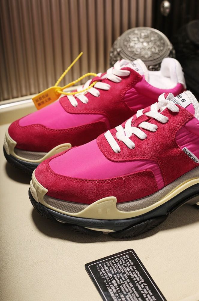 Balenciaga Mens Shoes Breathable Design Sneakers Luxury Brand Triple S Sneaker