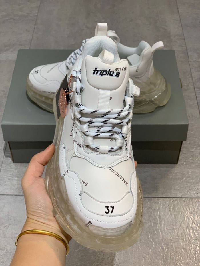Balenciaga Men Shoes Fashion Design Luxury Brand Triple S Sneaker