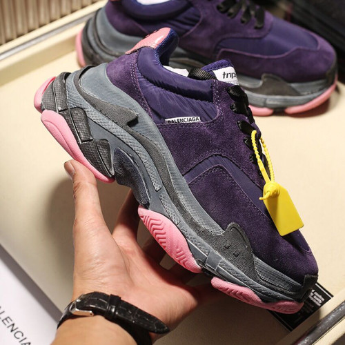 Balenciaga Mens Shoes Breathable Design Sneakers Luxury Brand Triple S Sneaker