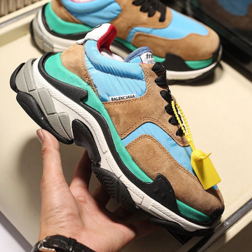 Balenciaga Mens Shoes Breathable Design Sneakers Luxury Brand Triple S Sneaker