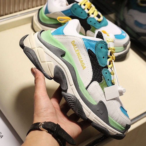 Balenciaga Mens Shoes Breathable Design Sneakers Luxury Brand Triple S Sneaker