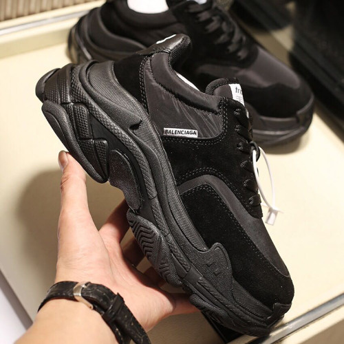 Balenciaga Mens Shoes Breathable Design Sneakers Luxury Brand Triple S Sneaker