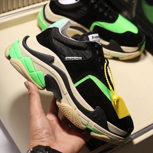 Balenciaga Mens Shoes Breathable Design Sneakers Luxury Brand Triple S Sneaker