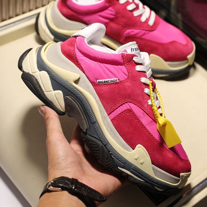 Balenciaga Mens Shoes Breathable Design Sneakers Luxury Brand Triple S Sneaker