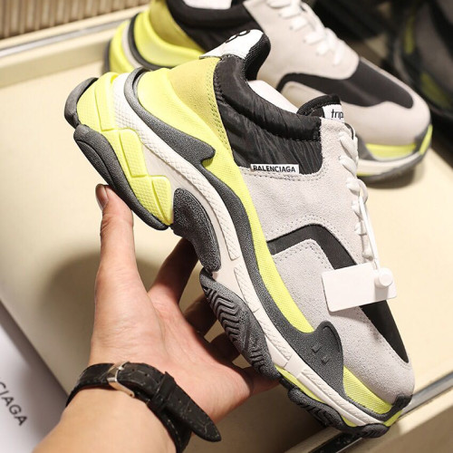Balenciaga Mens Shoes Breathable Design Sneakers Luxury Brand Triple S Sneaker