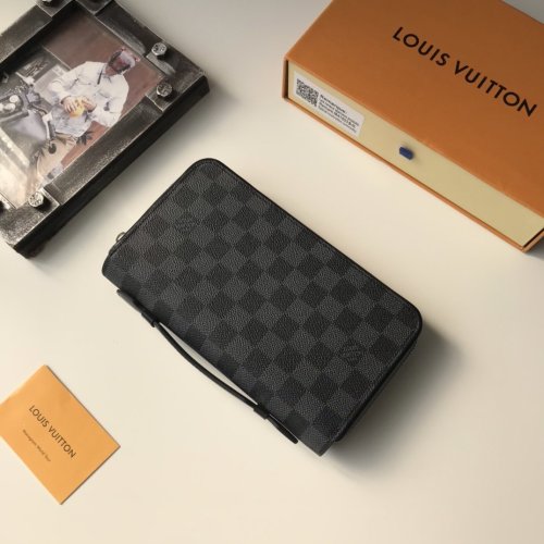 Louis Vuitton Mens Bag Wallets Clutch ZIPPY XL WALLET with Original Box