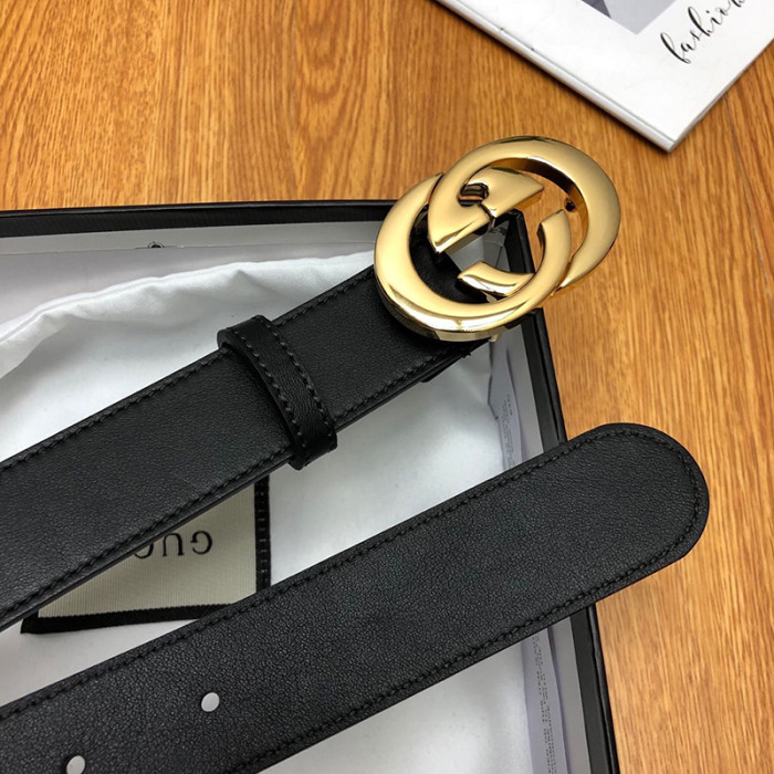 Gucci Womens Belts Luxury Brand with Original Box Leather Belts for Women