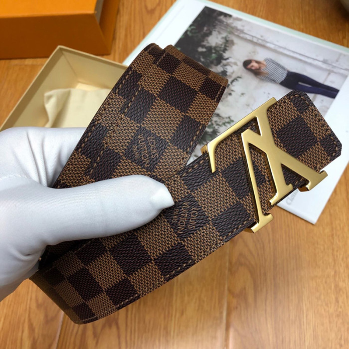 Louis Vuitton Mens Belt Luxury Brand Men Belts Luxury Brand with Original Box