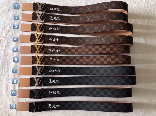 Louis Vuitton Mens Belt Luxury Brand Men Belts Luxury Brand with Original Box