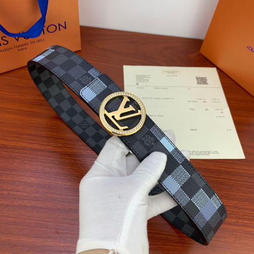 Louis Vuitton Mens Belt Luxury Brand Men Belts Luxury Brand with Original Box