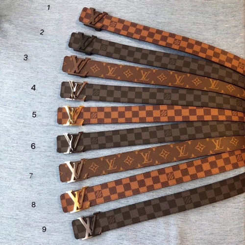 Louis Vuitton Mens Belt Luxury Brand Men Belts Luxury Brand with Original Box