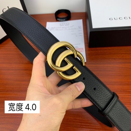 Gucci Mens Belt Leather Design Luxury Brand with Original Box