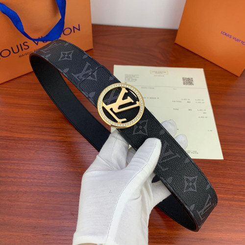 Louis Vuitton Mens Belt Luxury Brand Men Belts Luxury Brand with Original Box