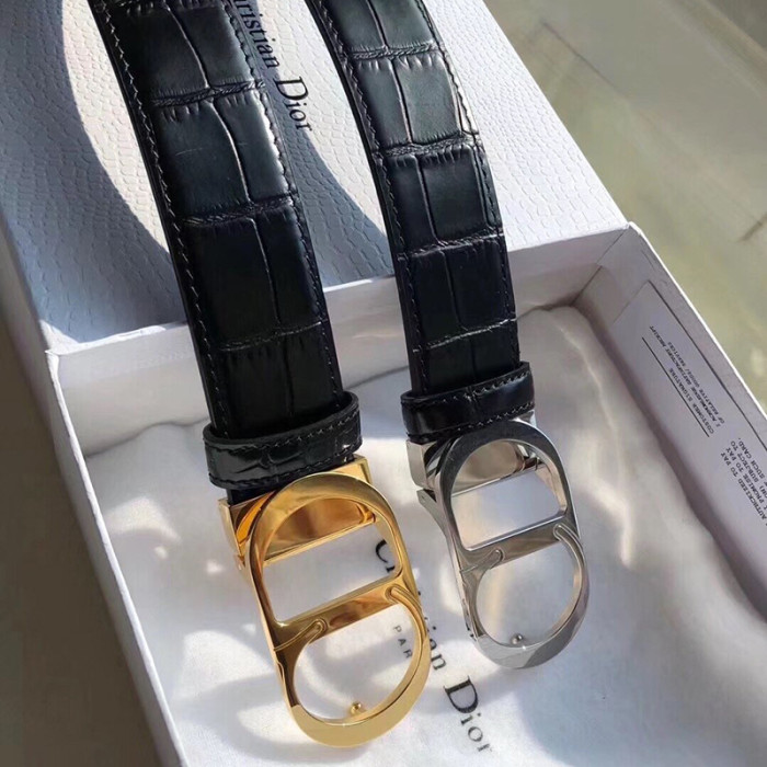 Dior Womens Belts Leather Design Luxury Brand Style Belts for Women with Original Box and Dust Bag Receipts